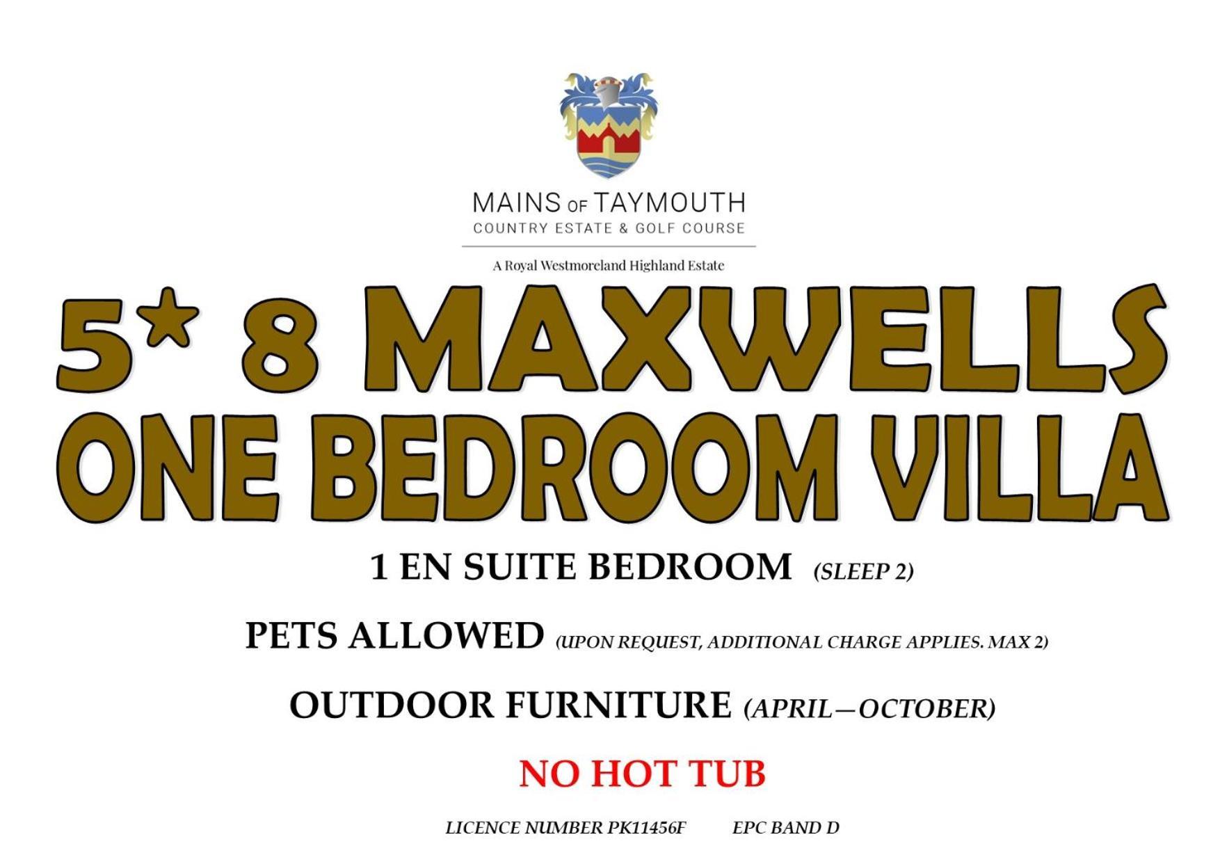 Mains Of Taymouth Country Estate 5* Maxwell Villas 肯莫尔 外观 照片